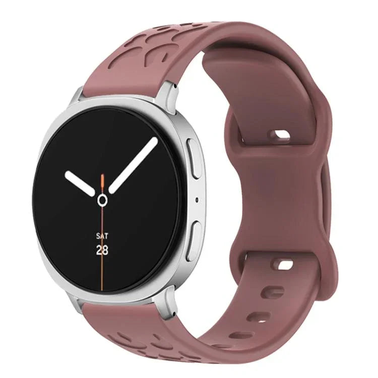 Dây Đeo Đồng Hồ Silicone Khóa Bướm Báo Lõm, Cho Samsung Galaxy Watch8 / Watch8 Classic