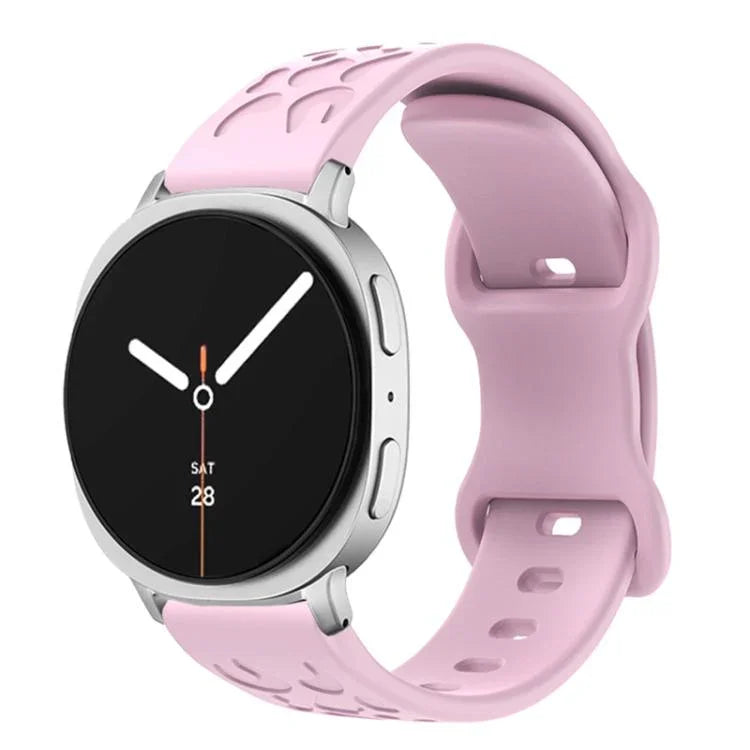 Dây Đeo Đồng Hồ Silicone Khóa Bướm Báo Lõm, Cho Samsung Galaxy Watch8 / Watch8 Classic