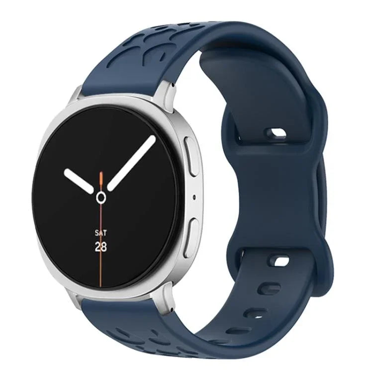 Dây Đeo Đồng Hồ Silicone Khóa Bướm Báo Lõm, Cho Samsung Galaxy Watch8 / Watch8 Classic