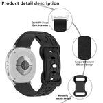 Dây Đeo Đồng Hồ Silicone Khóa Bướm Báo Lõm, Cho Samsung Galaxy Watch8 / Watch8 Classic
