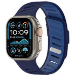 Dây đồng hồ silicone hai màu thoáng khí khóa chéo, Dành cho Apple Watch 46mm / 49mm / 45mm / 44mm