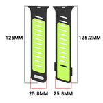 Dây đồng hồ silicone hai màu thoáng khí khóa chéo, Dành cho Apple Watch 46mm / 49mm / 45mm / 44mm