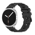 Dây Đeo Đồng Hồ Silicone Đuôi Tròn Khóa Đen, Cho Samsung Galaxy Watch8 / Watch8 Classic