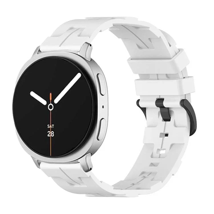 Dây Đeo Đồng Hồ Silicone Đuôi Tròn Khóa Đen, Cho Samsung Galaxy Watch8 / Watch8 Classic