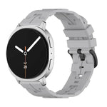Dây Đeo Đồng Hồ Silicone Đuôi Tròn Khóa Đen, Cho Samsung Galaxy Watch8 / Watch8 Classic