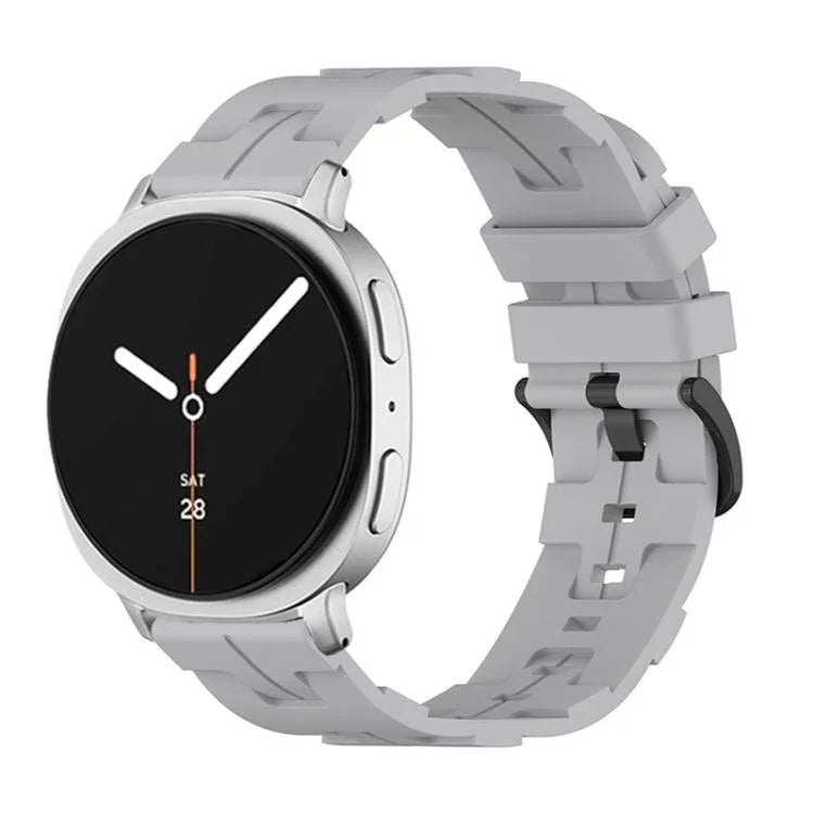 Dây Đeo Đồng Hồ Silicone Đuôi Tròn Khóa Đen, Cho Samsung Galaxy Watch8 / Watch8 Classic