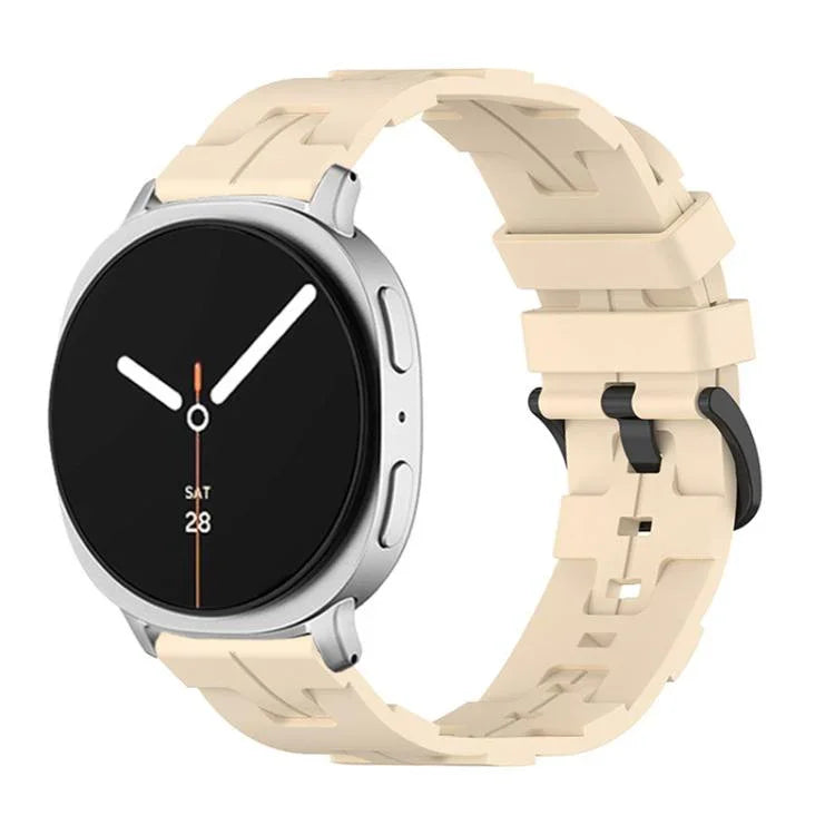 Dây Đeo Đồng Hồ Silicone Đuôi Tròn Khóa Đen, Cho Samsung Galaxy Watch8 / Watch8 Classic