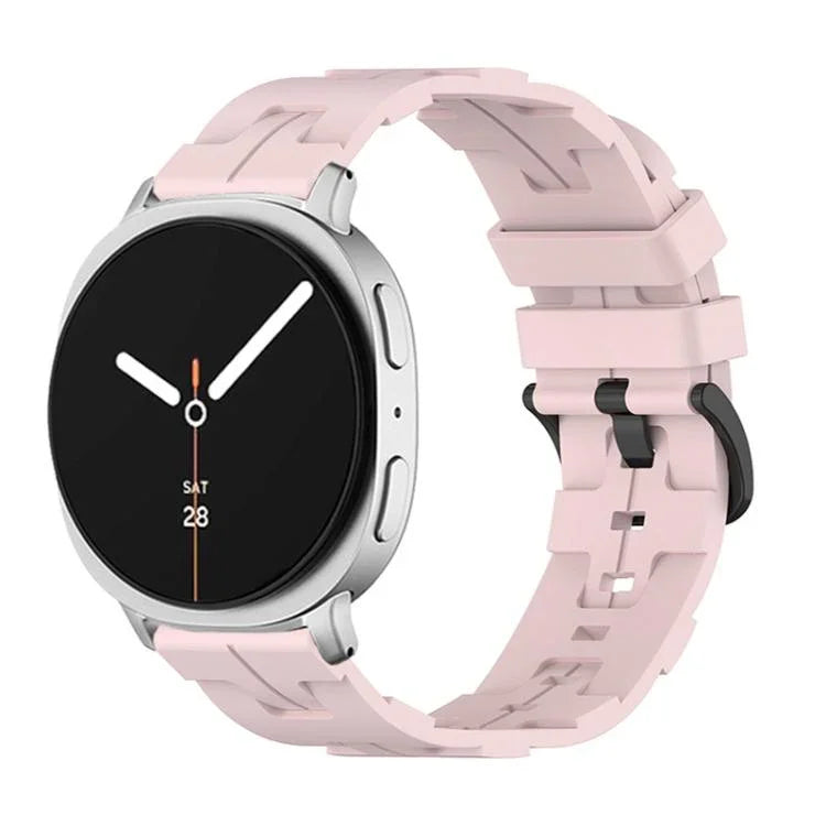 Dây Đeo Đồng Hồ Silicone Đuôi Tròn Khóa Đen, Cho Samsung Galaxy Watch8 / Watch8 Classic