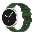 Dây Đeo Đồng Hồ Silicone Đuôi Tròn Khóa Đen, Cho Samsung Galaxy Watch8 / Watch8 Classic