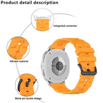 Dây Đeo Đồng Hồ Silicone Đuôi Tròn Khóa Đen, Cho Samsung Galaxy Watch8 / Watch8 Classic