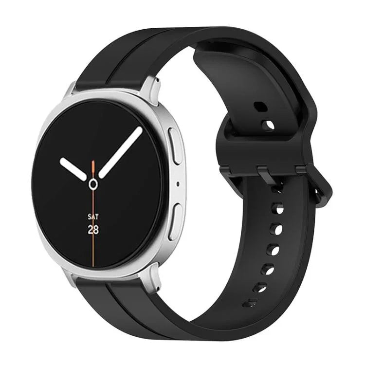 Dây Đeo Đồng Hồ Silicone Rãnh Khóa Màu Sắc, Cho Samsung Galaxy Watch8 / Watch8 Classic