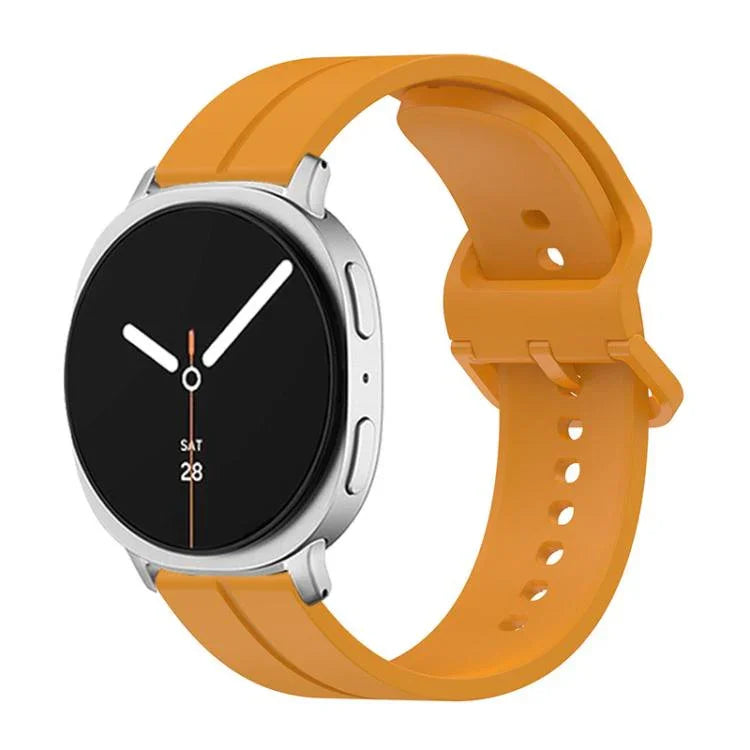 Dây Đeo Đồng Hồ Silicone Rãnh Khóa Màu Sắc, Cho Samsung Galaxy Watch8 / Watch8 Classic