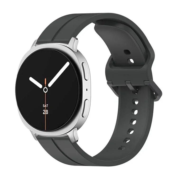Dây Đeo Đồng Hồ Silicone Rãnh Khóa Màu Sắc, Cho Samsung Galaxy Watch8 / Watch8 Classic