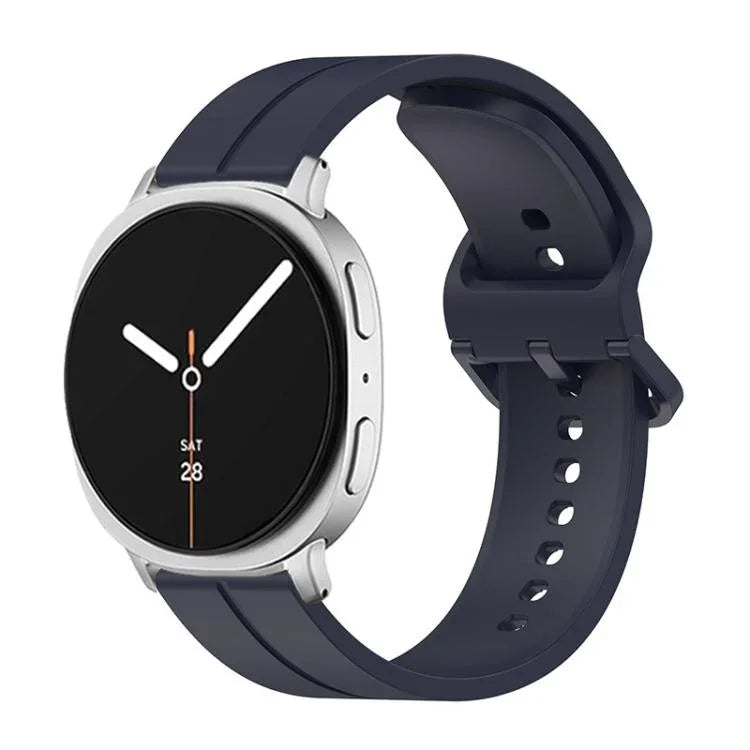 Dây Đeo Đồng Hồ Silicone Rãnh Khóa Màu Sắc, Cho Samsung Galaxy Watch8 / Watch8 Classic