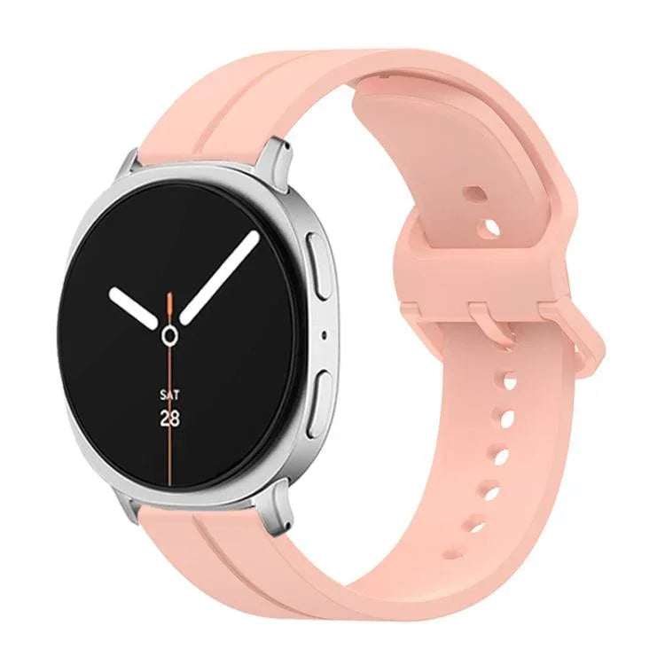 Dây Đeo Đồng Hồ Silicone Rãnh Khóa Màu Sắc, Cho Samsung Galaxy Watch8 / Watch8 Classic