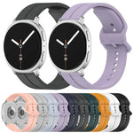 Dây Đeo Đồng Hồ Silicone Rãnh Khóa Màu Sắc, Cho Samsung Galaxy Watch8 / Watch8 Classic