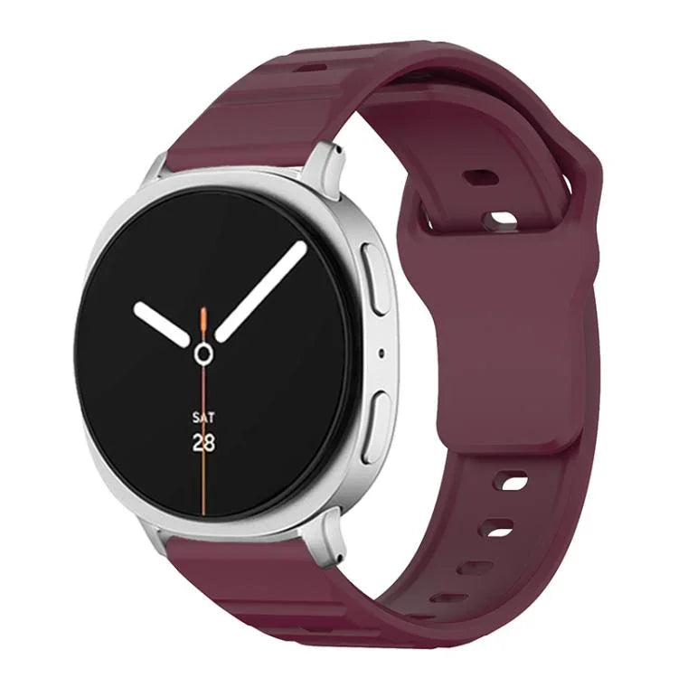 Dây Đeo Đồng Hồ Silicone Khóa Đinh Hình Sóng, Cho Samsung Galaxy Watch8 / Watch8 Classic