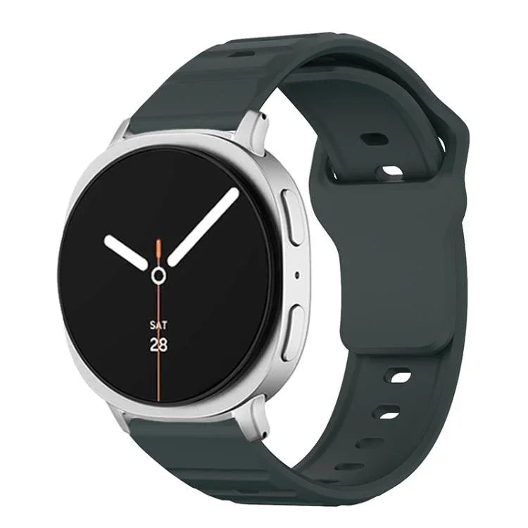 Dây Đeo Đồng Hồ Silicone Khóa Đinh Hình Sóng, Cho Samsung Galaxy Watch8 / Watch8 Classic
