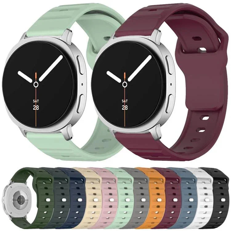 Dây Đeo Đồng Hồ Silicone Khóa Đinh Hình Sóng, Cho Samsung Galaxy Watch8 / Watch8 Classic