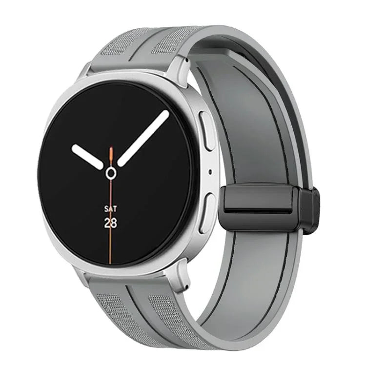Dây Đeo Đồng Hồ Nylon Silicone Kết Hợp Khóa Gập Nam Châm, Cho Samsung Galaxy Watch8 / Watch8 Classic