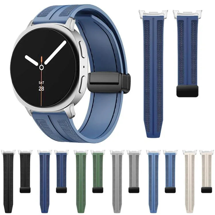 Dây Đeo Đồng Hồ Nylon Silicone Kết Hợp Khóa Gập Nam Châm, Cho Samsung Galaxy Watch8 / Watch8 Classic