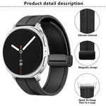 Dây Đeo Đồng Hồ Nylon Silicone Kết Hợp Khóa Gập Nam Châm, Cho Samsung Galaxy Watch8 / Watch8 Classic