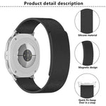 Cloud Wood Grain Magnetic Silicone Watch Band, For Samsung Galaxy Watch8 / Watch8 Classic