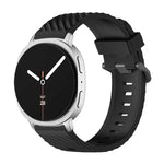Dây Đeo Đồng Hồ Silicone Khóa Đen Màu Vân Thông, Cho Samsung Galaxy Watch8 / Watch8 Classic