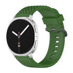 Dây Đeo Đồng Hồ Silicone Khóa Đen Màu Vân Thông, Cho Samsung Galaxy Watch8 / Watch8 Classic