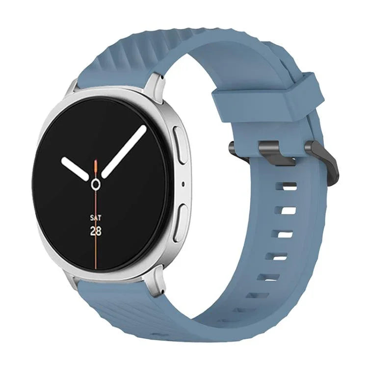 Dây Đeo Đồng Hồ Silicone Khóa Đen Màu Vân Thông, Cho Samsung Galaxy Watch8 / Watch8 Classic