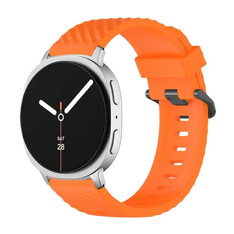Dây Đeo Đồng Hồ Silicone Khóa Đen Màu Vân Thông, Cho Samsung Galaxy Watch8 / Watch8 Classic