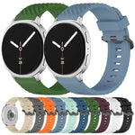 Dây Đeo Đồng Hồ Silicone Khóa Đen Màu Vân Thông, Cho Samsung Galaxy Watch8 / Watch8 Classic