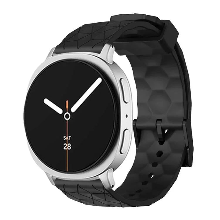 Dây Đeo Đồng Hồ Silicone Màu Đơn Vân Bóng Đá, Cho Samsung Galaxy Watch8 / Watch8 Classic