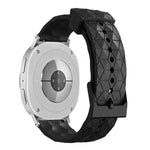 Dây Đeo Đồng Hồ Silicone Màu Đơn Vân Bóng Đá, Cho Samsung Galaxy Watch8 / Watch8 Classic