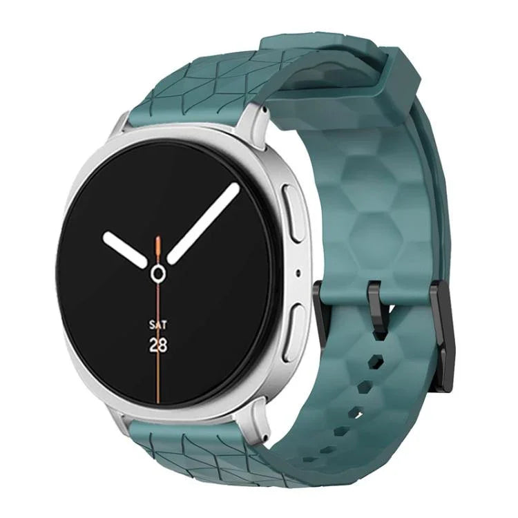 Dây Đeo Đồng Hồ Silicone Màu Đơn Vân Bóng Đá, Cho Samsung Galaxy Watch8 / Watch8 Classic
