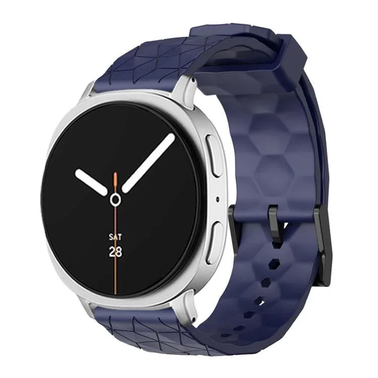 Dây Đeo Đồng Hồ Silicone Màu Đơn Vân Bóng Đá, Cho Samsung Galaxy Watch8 / Watch8 Classic