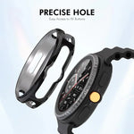 Ốp Mềm TPU Mạ Điện 2 trong 1 ENKAY Hat-Prince Kèm Miếng Dán Mềm PMMA Bao Phủ Toàn Diện, Cho Samsung Galaxy Watch8 Classic 46mm