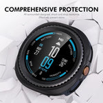 Ốp Mềm TPU Mạ Điện 2 trong 1 ENKAY Hat-Prince Kèm Miếng Dán Mềm PMMA Bao Phủ Toàn Diện, Cho Samsung Galaxy Watch8 Classic 46mm