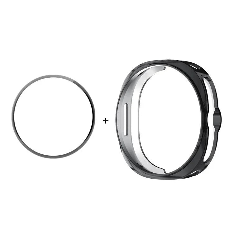Ốp Mềm TPU Mạ Điện 2 trong 1 ENKAY Hat-Prince Kèm Miếng Dán Mềm PMMA Bao Phủ Toàn Diện, Cho Samsung Galaxy Watch8 Classic 46mm