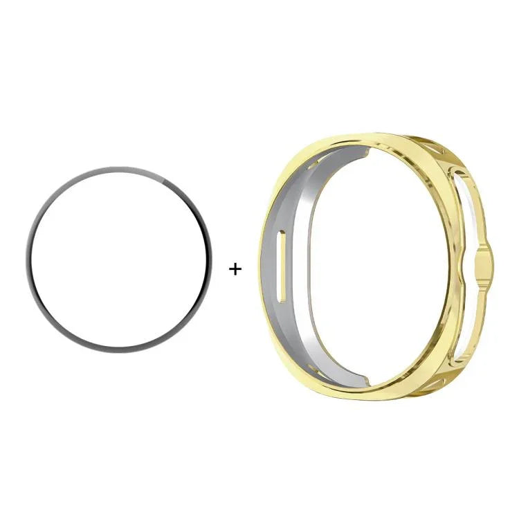 Ốp Mềm TPU Mạ Điện 2 trong 1 ENKAY Hat-Prince Kèm Miếng Dán Mềm PMMA Bao Phủ Toàn Diện, Cho Samsung Galaxy Watch8 Classic 46mm