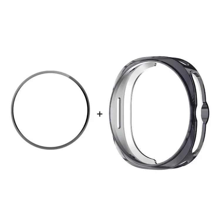 Ốp Mềm TPU Mạ Điện 2 trong 1 ENKAY Hat-Prince Kèm Miếng Dán Mềm PMMA Bao Phủ Toàn Diện, Cho Samsung Galaxy Watch8 Classic 46mm