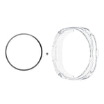 Ốp Mềm TPU Mạ Điện 2 trong 1 ENKAY Hat-Prince Kèm Miếng Dán Mềm PMMA Bao Phủ Toàn Diện, Cho Samsung Galaxy Watch8 Classic 46mm