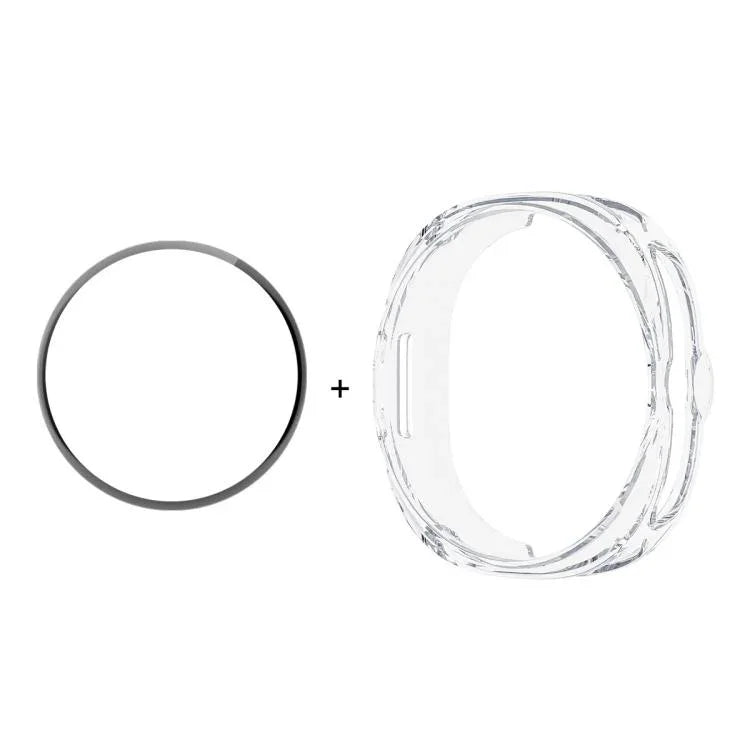Ốp Mềm TPU Mạ Điện 2 trong 1 ENKAY Hat-Prince Kèm Miếng Dán Mềm PMMA Bao Phủ Toàn Diện, Cho Samsung Galaxy Watch8 Classic 46mm