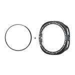 Ốp Đồng Hồ PC Kim Cương ENKAY Hat-Prince Kèm Miếng Dán Mềm PMMA Bao Phủ Toàn Diện, Cho Samsung Galaxy Watch8 44mm, Cho Samsung Galaxy Watch8 40mm