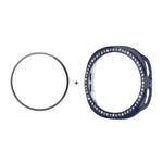 Ốp Đồng Hồ PC Kim Cương ENKAY Hat-Prince Kèm Miếng Dán Mềm PMMA Bao Phủ Toàn Diện, Cho Samsung Galaxy Watch8 44mm, Cho Samsung Galaxy Watch8 40mm