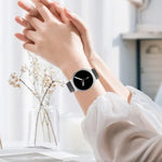 Dây đồng hồ da khóa vuông đuôi tròn, Dành cho Samsung Galaxy Watch8 / Watch8 Classic