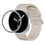 Dây đồng hồ silicone khóa màu thêu họa tiết sóng và viền tốc độ, dành cho Samsung Galaxy Watch8 44mm, Samsung Galaxy Watch8 40mm