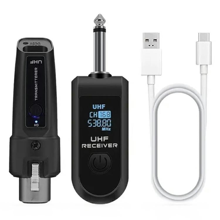 K1 Bộ chuyển đổi micro động cầm tay có dây sang không dây, 1 bộ phát + 1 bộ thu, 1 bộ phát + 1 bộ thu
