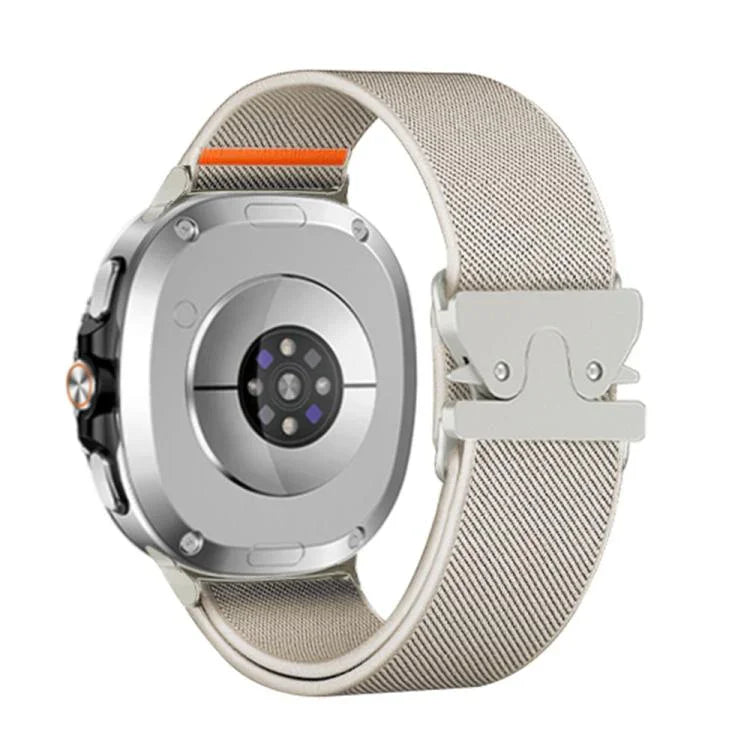 Dây đồng hồ nylon co giãn khóa dù, Dành cho Samsung Galaxy Watch8 / Watch8 Classic