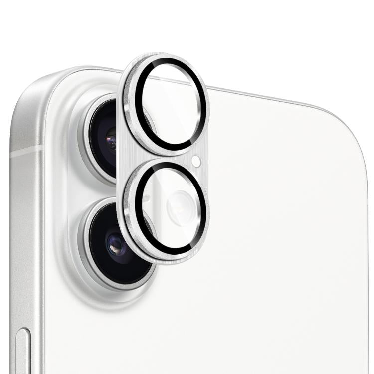 Kính cường lực ENKAY chống phản chiếu bảo vệ ống kính camera hợp kim nhôm xước, dành cho iPhone 17